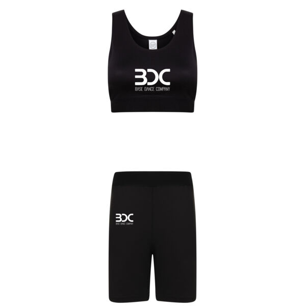 Base Dance Company Fashion Crop/Cycling Shorts Set Junior Thumbnail